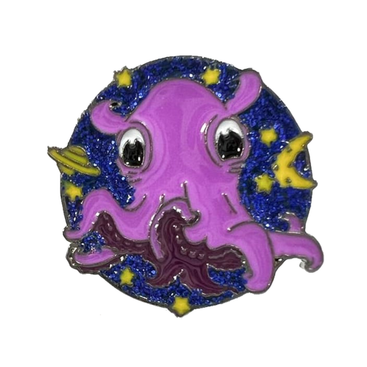 Cosmoctopus Enamel Pin Badge
