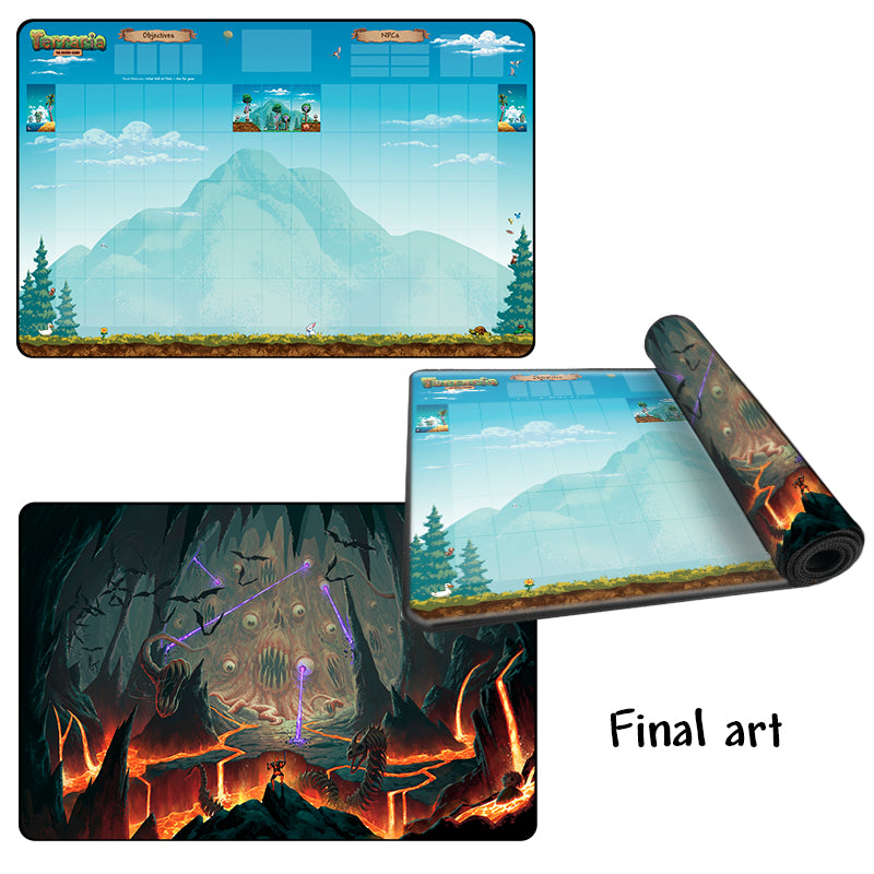 Terraria: The Board Game World Playmat